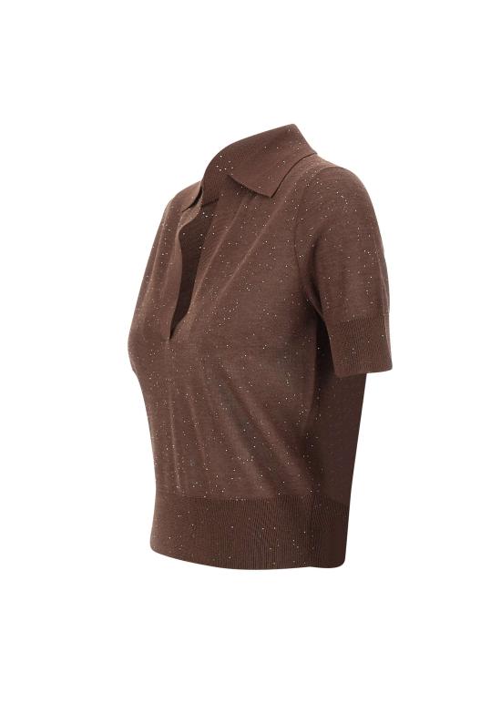 26SS 캉그라 폴로 티셔츠 390026 833 Brown - KANGRA