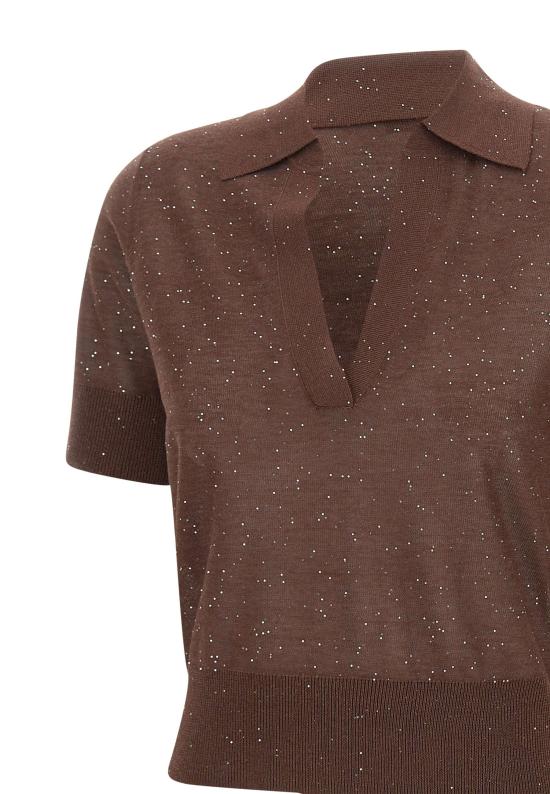 26SS 캉그라 폴로 티셔츠 390026 833 Brown - KANGRA