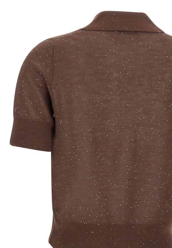 26SS 캉그라 폴로 티셔츠 390026 833 Brown - KANGRA