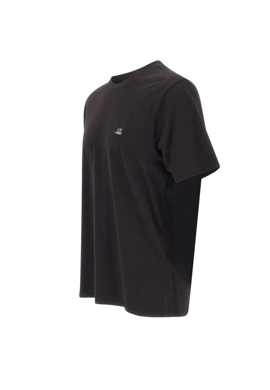26SS 씨피 컴퍼니 30/1 저지 숏슬리브 로고 패치 티셔츠 RCCMTS726A 005100W999 Black - C.P. COMPANY