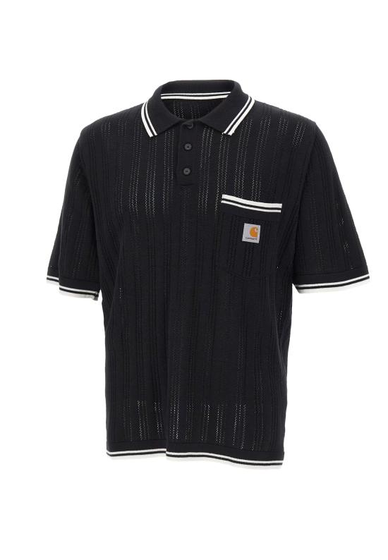  칼하트 WIP 숏슬리브 램지 폴로 티셔츠 I036168 K02XX Black
