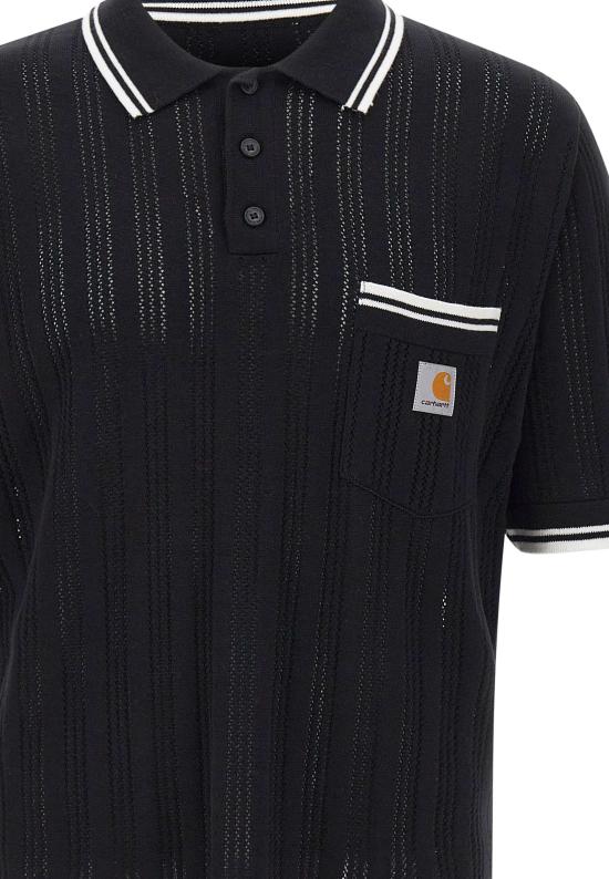  칼하트 WIP 숏슬리브 램지 폴로 티셔츠 I036168 K02XX Black - CARHARTT WIP