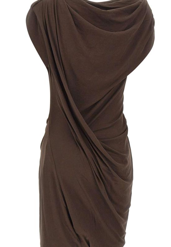 26SS 엔타이어 스튜디오 미디 원피스 ESSS26DR03908 6292 Brown - ENTIRE STUDIOS