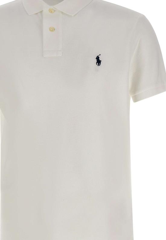 26SS 폴로 랄프로렌 폴로 티셔츠 710666998 002 White - POLO RALPH LAUREN
