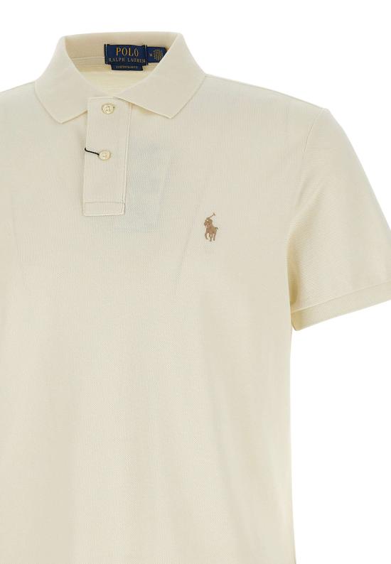 26SS 폴로 랄프로렌 폴로 티셔츠 710680784 372 White - POLO RALPH LAUREN