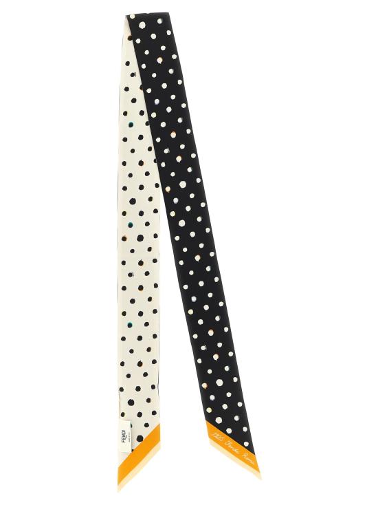 26SS 펜디 머플러/스카프 FXT011AWEYF0ZE7 BLACK WHITE DOM