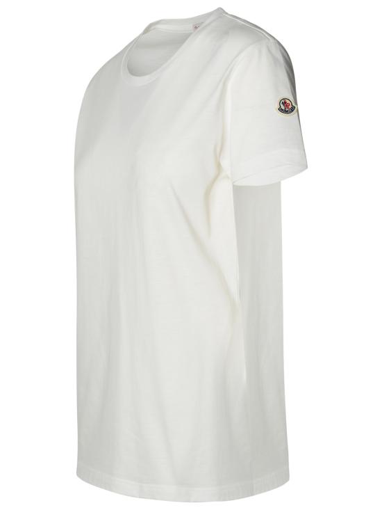 26SS 몽클레어 코튼 저지 티셔츠 8C73200V8058033 WHITE DOM - MONCLER