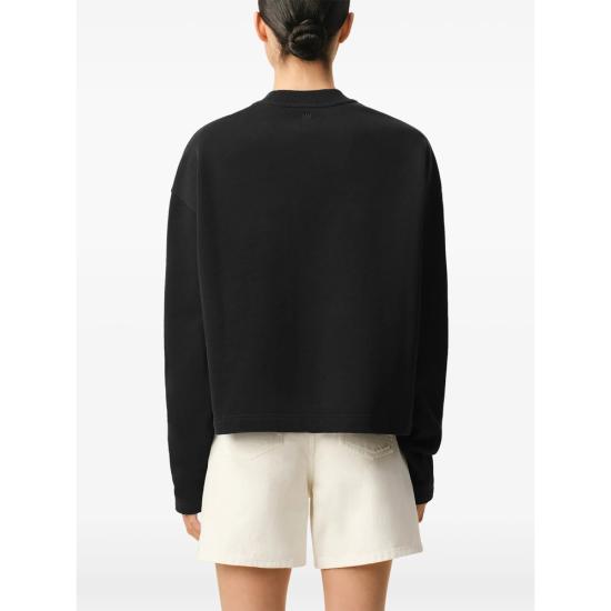 26SS 아미 긴팔 티셔츠 FSW766730045 BLACK DOM - AMI