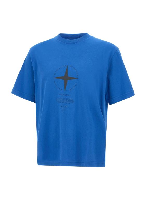 26SS 스톤 아일랜드 반팔 티셔츠 2100001S0363 V0022 BLUE