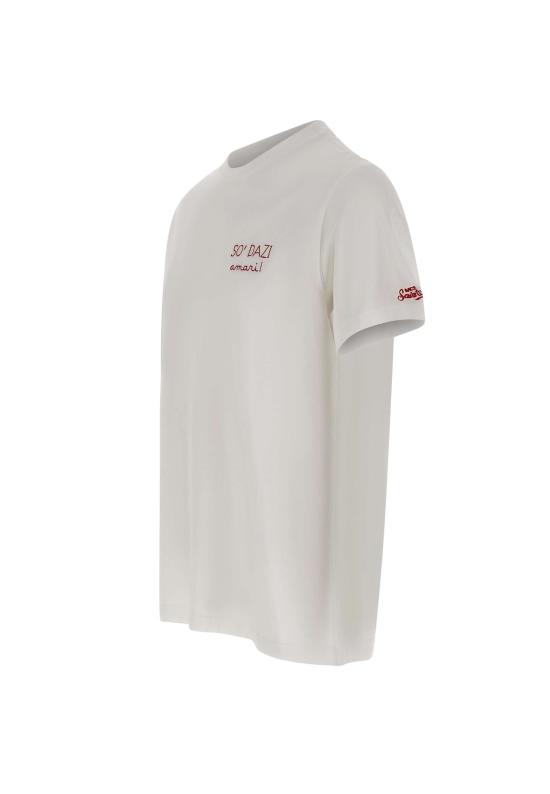 26SS 세인트바쓰 반팔 티셔츠 POT0001 00163L White - MC2 SAINT BARTH