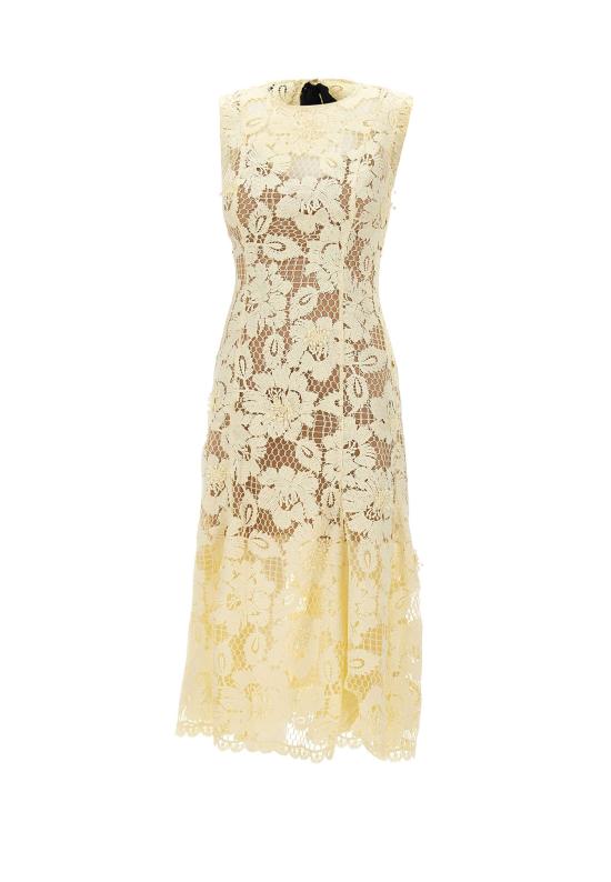 26SS 셀프 포트레이트 미디 원피스 094MY YELLOW Yellow