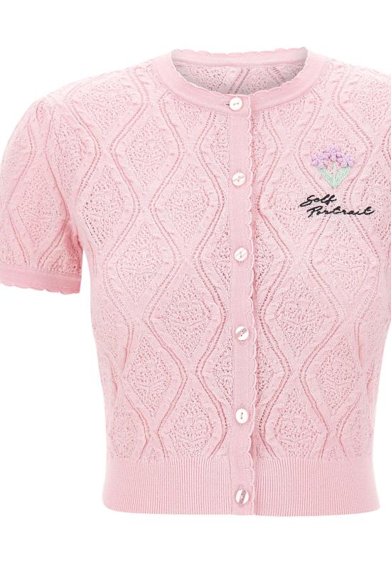 26SS 셀프 포트레이트 민소매 티셔츠 057TP PINK Pink - SELF PORTRAIT