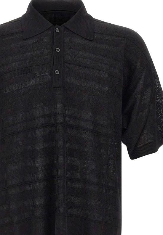 26SS 라니우스 폴로 티셔츠 S6LAMAKP200 110 Black - LANEUS