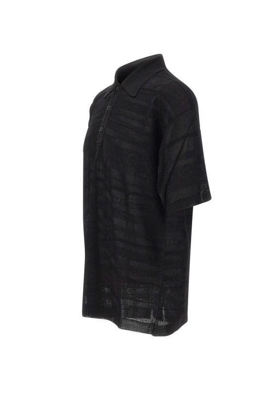 26SS 라니우스 폴로 티셔츠 S6LAMAKP200 110 Black - LANEUS