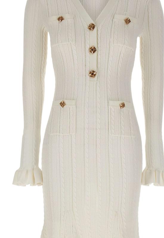 26SS 셀프 포트레이트 미디 원피스 051MW WHITE White - SELF PORTRAIT