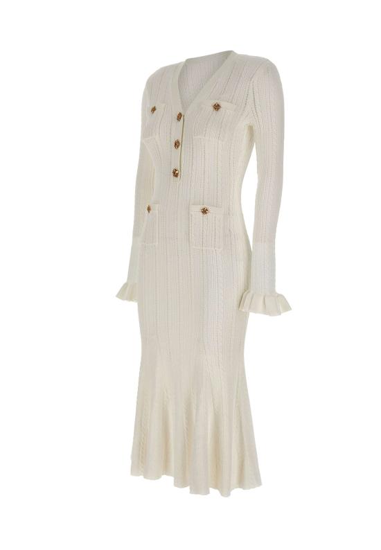 26SS 셀프 포트레이트 미디 원피스 051MW WHITE White - SELF PORTRAIT