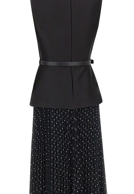 26SS 셀프 포트레이트 미디 원피스 082MBB BLACK Black - SELF PORTRAIT