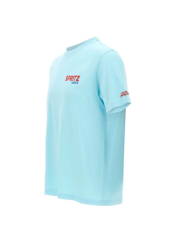 26SS 세인트바쓰 반팔 티셔츠 PRL0002 00317L Blue - MC2 SAINT BARTH