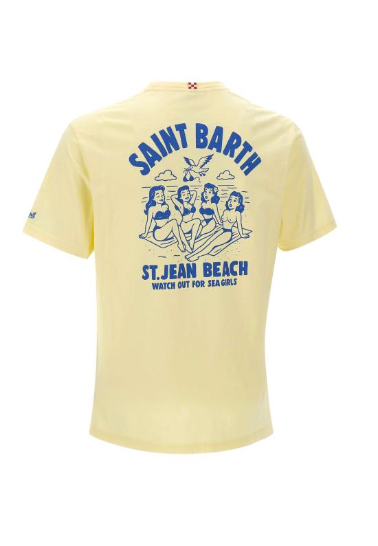 26SS 세인트바쓰 반팔 티셔츠 PRL0002 00318L Yellow - MC2 SAINT BARTH