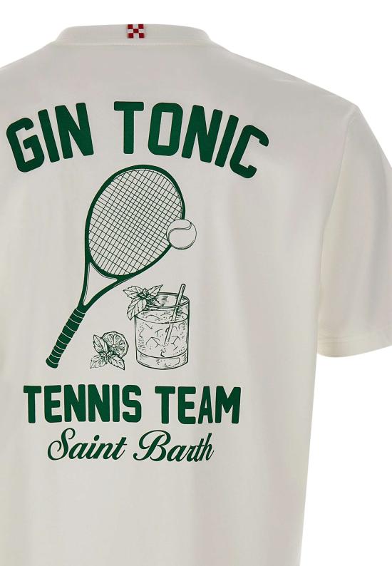 26SS 세인트바쓰 반팔 티셔츠 PRL0002 01987L White - MC2 SAINT BARTH