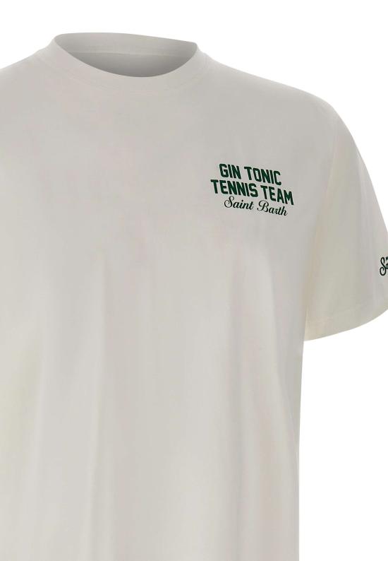 26SS 세인트바쓰 반팔 티셔츠 PRL0002 01987L White - MC2 SAINT BARTH