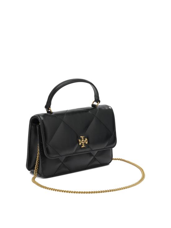 26SS 토리버치 키라 다이아몬드 퀼트 체인 숄더백 158326001 Black - TORY BURCH