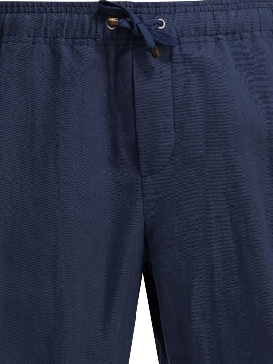 26SS 브루넬로 쿠치넬리 숏팬츠 MH255U0025C2443 Blue - BRUNELLO CUCINELLI