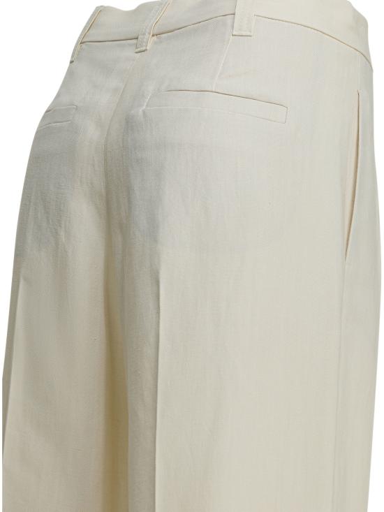 26SS 브루넬로 쿠치넬리 스트레이트 팬츠 MH126P8512C579 White - BRUNELLO CUCINELLI