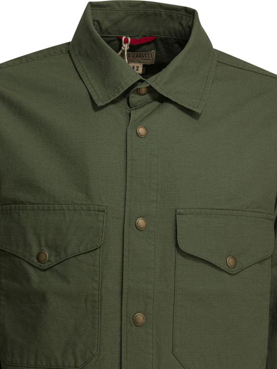 26SS 마니팟투라 체카렐리 긴팔 셔츠 6035 DROLIVE Green - MANIFATTURA CECCARELLI