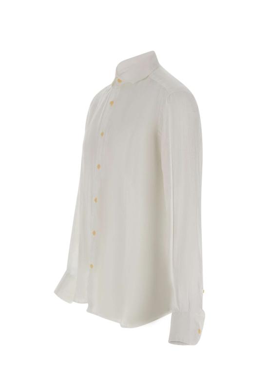 26SS 세인트바쓰 긴팔 셔츠 PAMP001 01457L White - MC2 SAINT BARTH