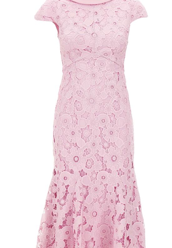 26SS 셀프 포트레이트 미디 원피스 254MP PINK Pink - SELF PORTRAIT