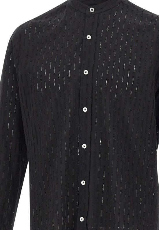 26SS 딸리아토레 긴팔 셔츠 CANNES600017 N3450 Black - TAGLIATORE