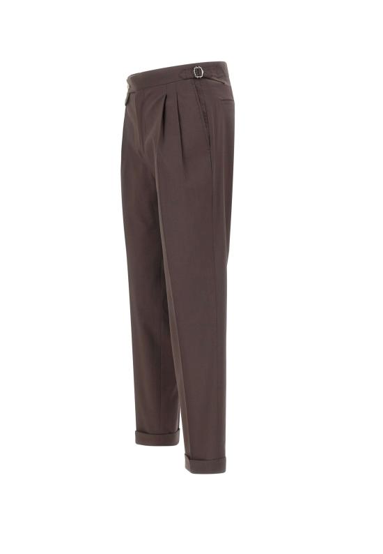 26SS 발바 스트레이트 팬츠 53071TROUSER 0028 Brown - BARBA