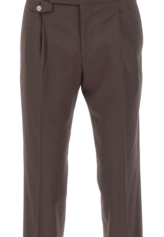 26SS 발바 스트레이트 팬츠 53071TROUSER 0028 Brown - BARBA