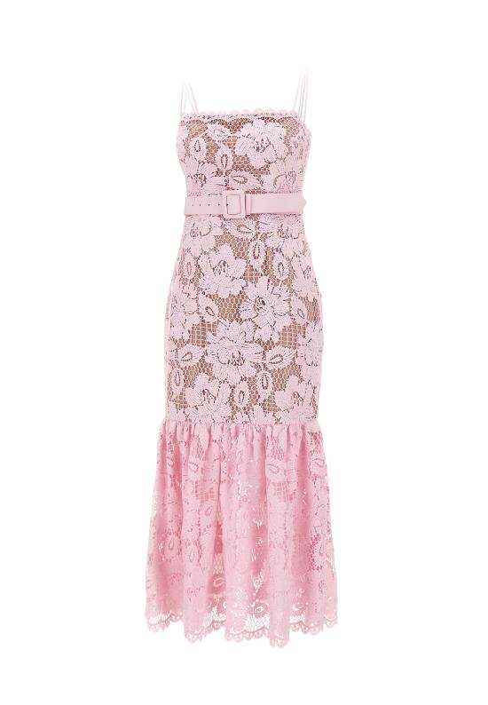 26SS 셀프 포트레이트 미디 원피스 007MAP PINK Pink