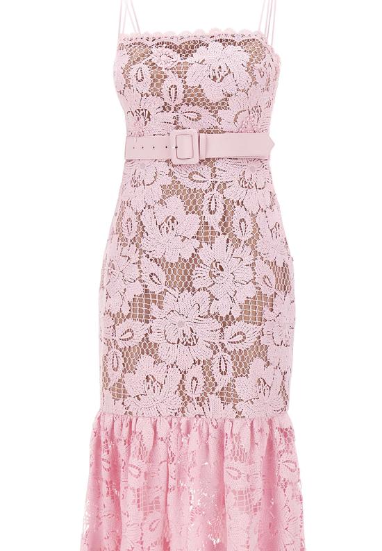 26SS 셀프 포트레이트 미디 원피스 007MAP PINK Pink - SELF PORTRAIT