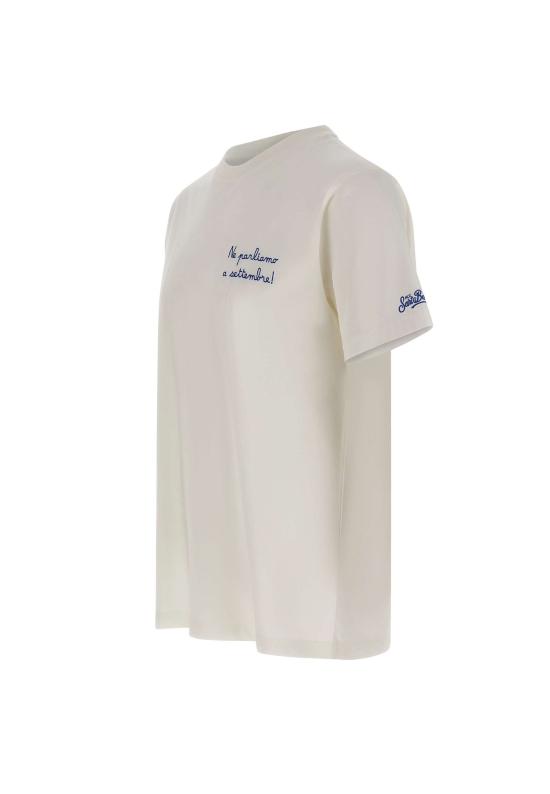 26SS 세인트바쓰 반팔 티셔츠 POT0001 04425L White - MC2 SAINT BARTH