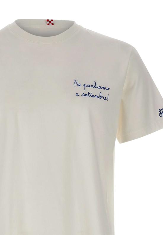 26SS 세인트바쓰 반팔 티셔츠 POT0001 04425L White - MC2 SAINT BARTH