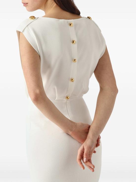 26SS 엘리자베타프랜치 미디 원피스 AM30B62E2 360 Ivory - ELISABETTA FRANCHI