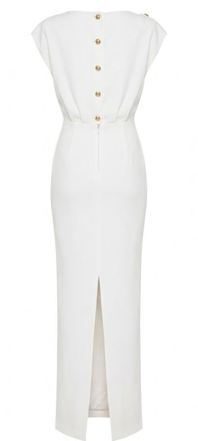 26SS 엘리자베타프랜치 미디 원피스 AM30B62E2 360 Avorio - ELISABETTA FRANCHI