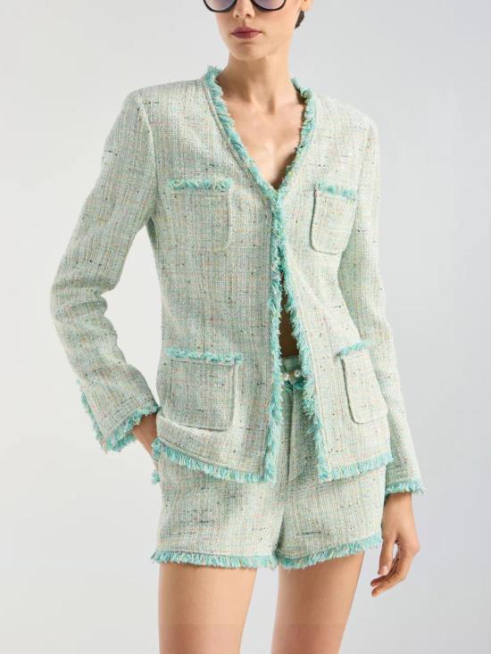 26SS 제니 수트 자켓 80AAQ507 N0735189 Green - GENNY