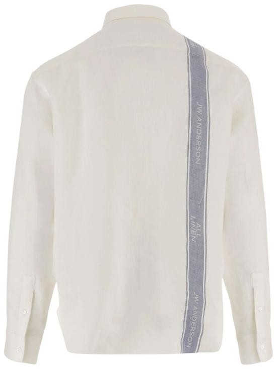 26SS JW앤더슨 긴팔 셔츠 SH0385 PG1898614 White - JW ANDERSON