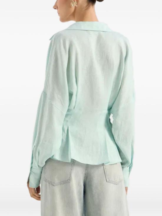 26SS 제니 셔츠 80AAL640 N0750189 Green - GENNY