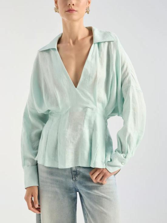 26SS 제니 셔츠 80AAL640 N0750189 Green - GENNY