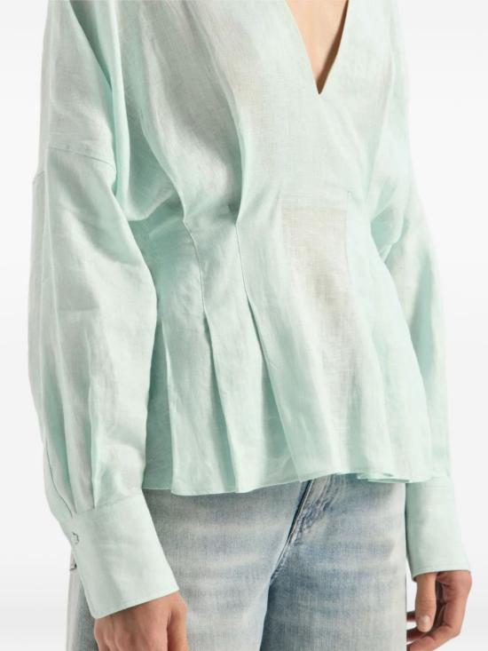 26SS 제니 셔츠 80AAL640 N0750189 Green - GENNY