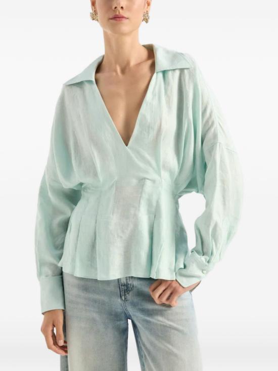 26SS 제니 셔츠 80AAL640 N0750189 Green - GENNY