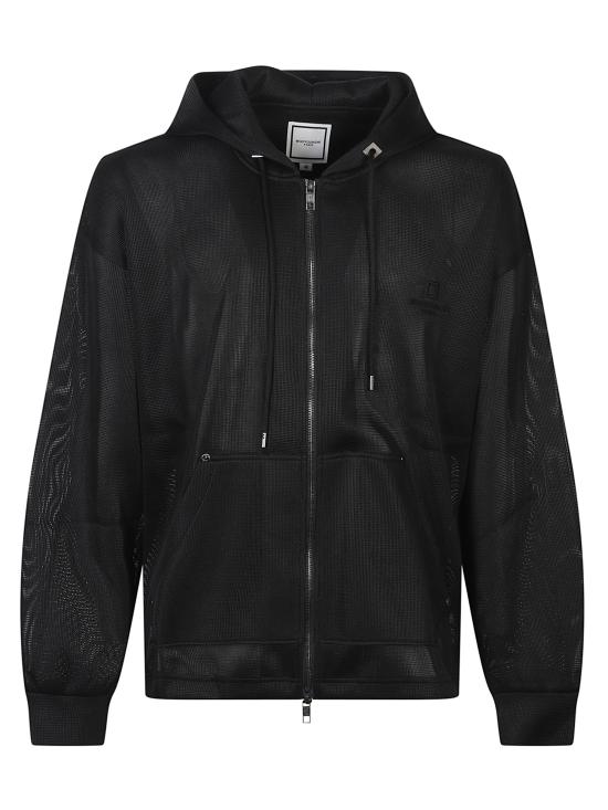26SS 우영미 후드 티셔츠 W261TS45 749B Black