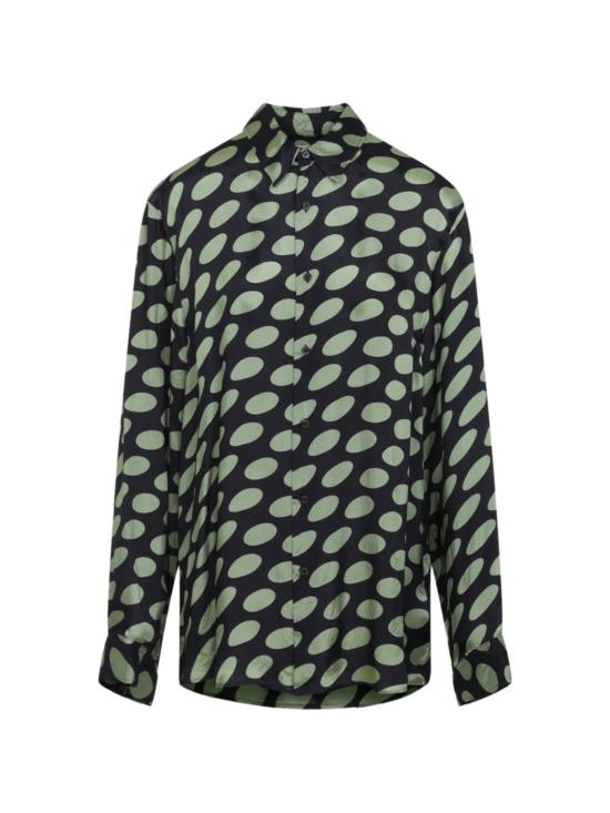 26SS 드리스 반 노튼 긴팔 셔츠 2610207133002 900 Black