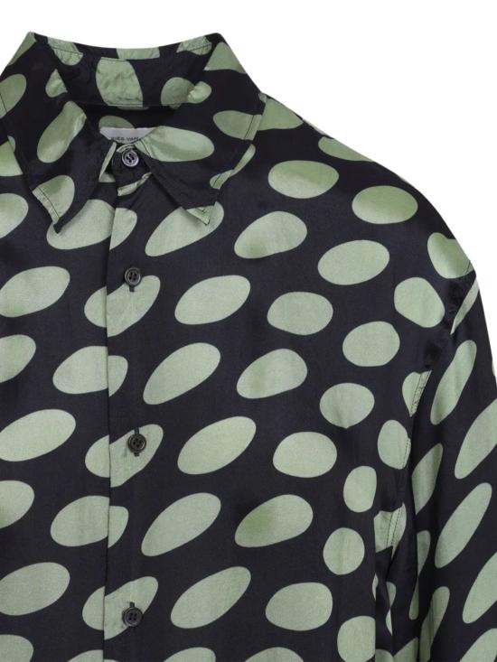 26SS 드리스 반 노튼 긴팔 셔츠 2610207133002 900 Black - DRIES VAN NOTEN