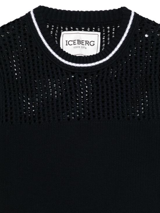 26SS 아이스 비 아이스버그 스웨터 A013 76046689 Blue - ICE B ICEBERG